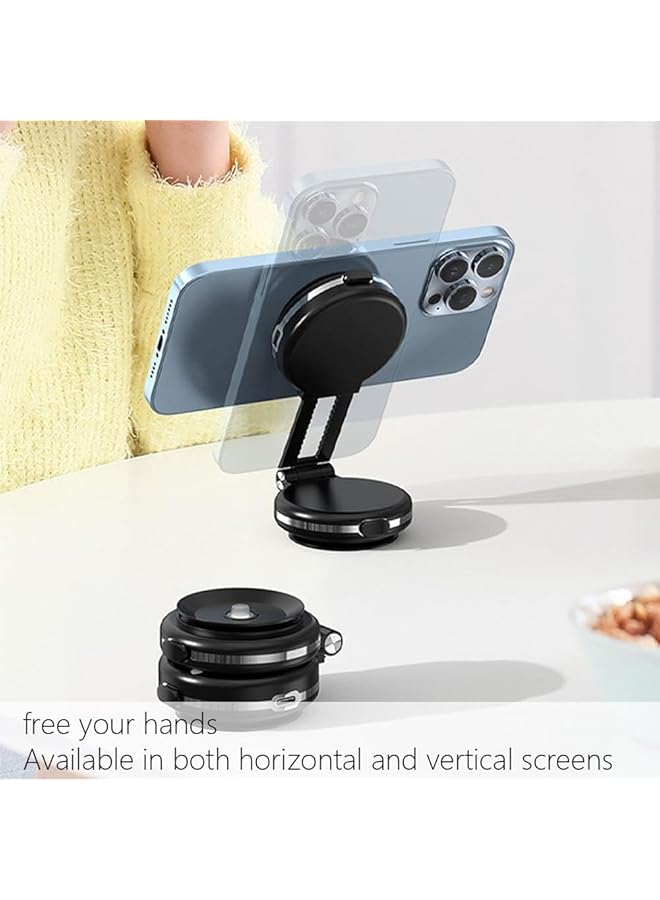 KASTWAVE Magnetic Suction Phone Mount, Double-Sided Phone Holder, Universal Innovative 360°3D Rotation Extra Strength Holder, Cradle Fit For Iphone Android And All Smartphones - Image 5