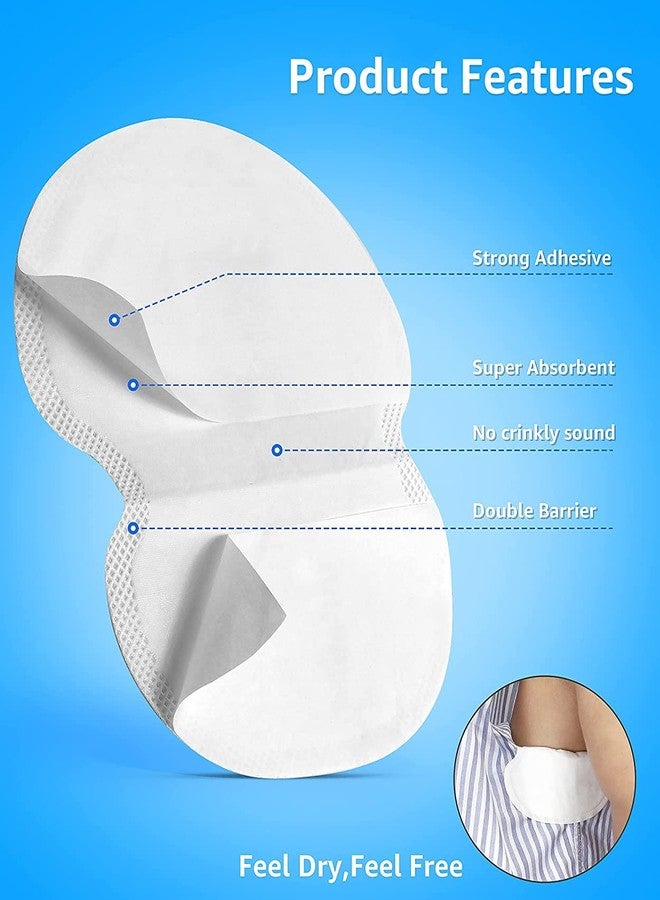 PUTHAK Underarm Sweat Pads,UNEQUETREND Armpit Sweat Pads for Women and Men [40 Packs],Premium Sweat Shield Fight Hyperhidrosis,Disposable Underarm Pads for Sweating Women,Comfortable Unflavored, Non Visible - Image 5