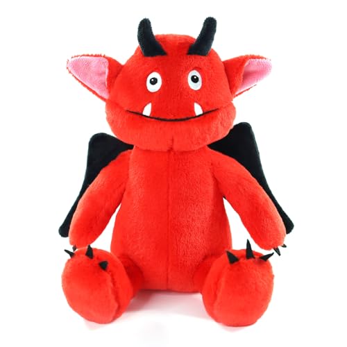 Sew Butiful Red Monster Stuffed Animal Toy Cute Plushies Stuffed Bat Plush Gift for Kids Boys Girls Children Birthday Christmas - Image 1