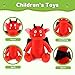 Sew Butiful Red Monster Stuffed Animal Toy Cute Plushies Stuffed Bat Plush Gift for Kids Boys Girls Children Birthday Christmas - Image 4