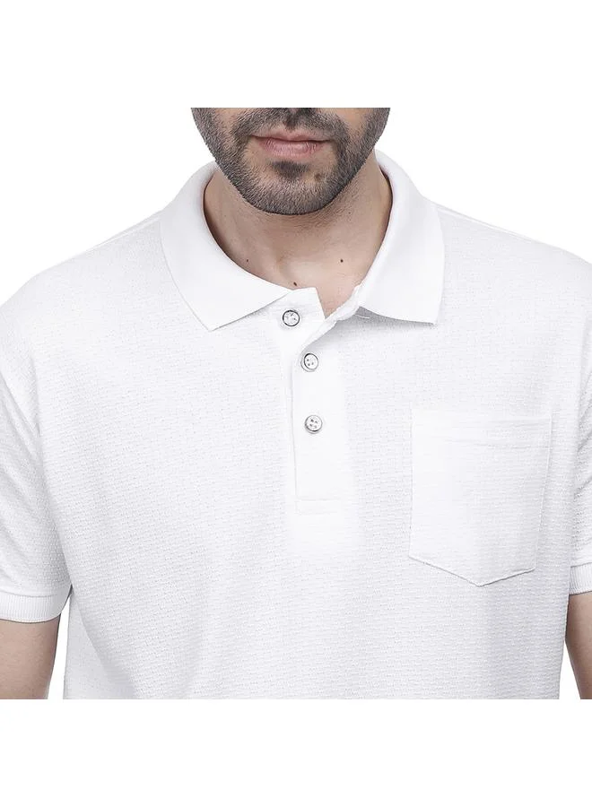 Coup Solid Polo-Shirt with Short Sleeves