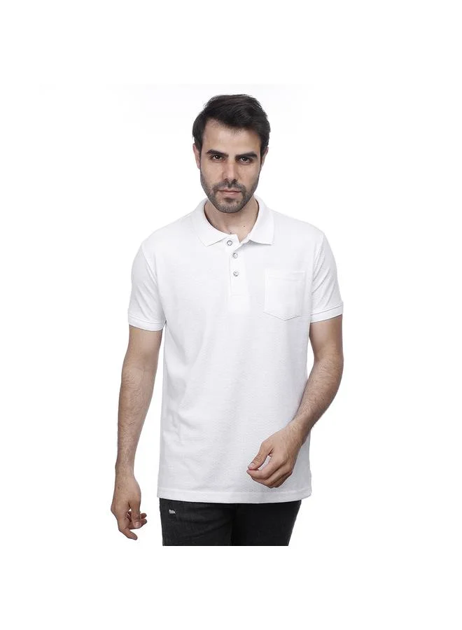 Coup Solid Polo-Shirt with Short Sleeves
