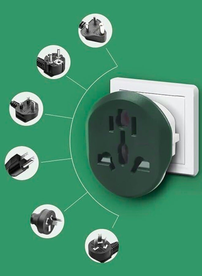 Chase Up 4 Pcs UK to EU Plug Adapter – 3 Pin to 2 Pin Electric Switch – 16A 250V Universal EU Converter – UK/US/AU/CN to Europe Travel Plug Adapter – European Socket Converter - Image 3