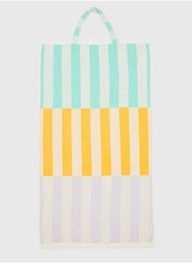SUNNY LIFE Beach Towel & Bag | 2-in-1 Convertible Beach Bag Towel | Multi-Purpose Beach Towel | Rio Sun Patterned Towel Bag | Travel Beach Essentials for Summer