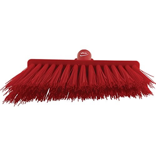 AS ONE Vikan 29144 Broom,Angle Cut,Stiff,11",PP/PET,Red - Image 3