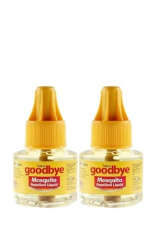 Goodbye Habro Mosquito Repellent Liquid | Mosquito Killer Liquid Kit | 60+60 Nights Refill - 45ml Bottle of 2  - Image 1