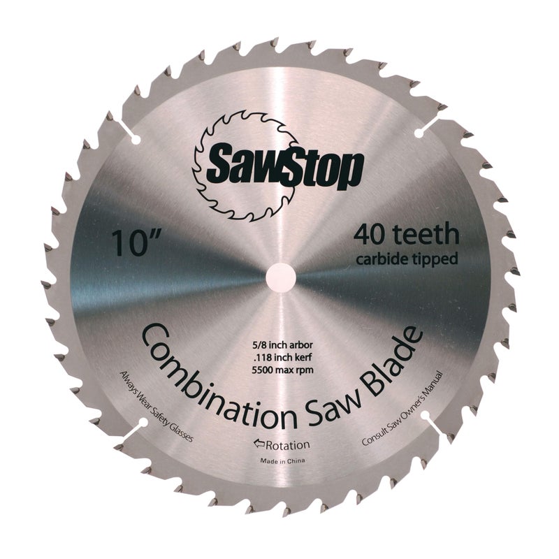 SawStop 40-Tooth Combination Table Saw Blade CNS-07-148 - Image 1