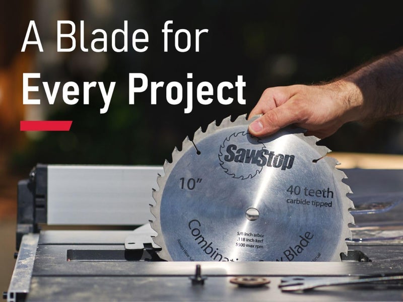 SawStop 40-Tooth Combination Table Saw Blade CNS-07-148 - Image 2