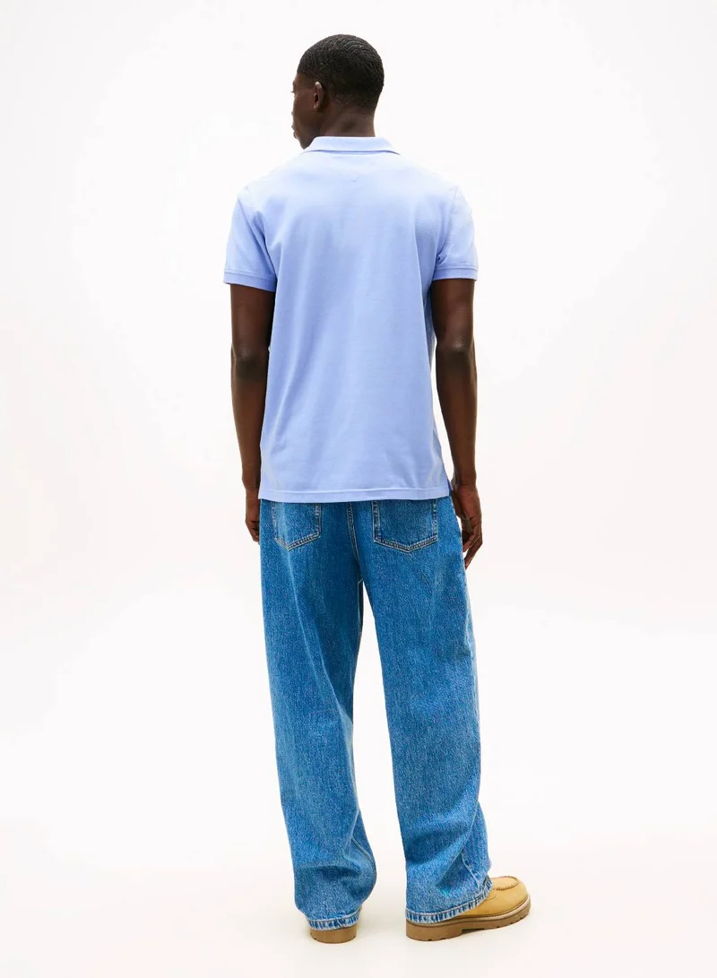 TOMMY JEANS Flag Slim Polo Shirt