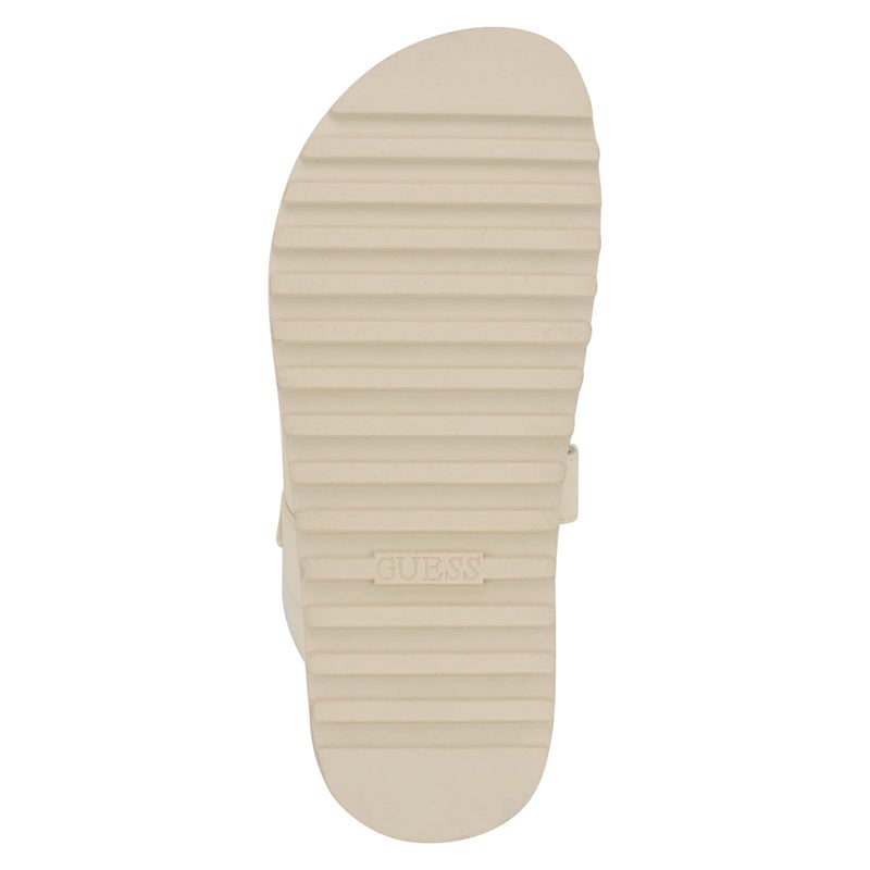 Guess Women's FABULON Sandal, Ivory 150, 7 - Image 4