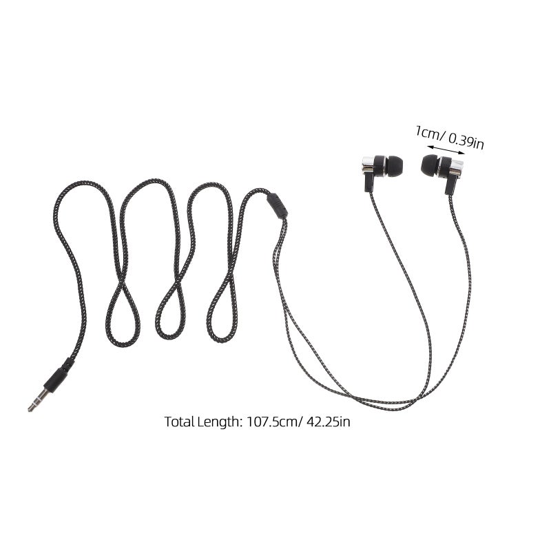 MP3/ Cloth Line Heavy Bass Earphone In-ear Earphone With 3.5mm Plug( ) - Image 3