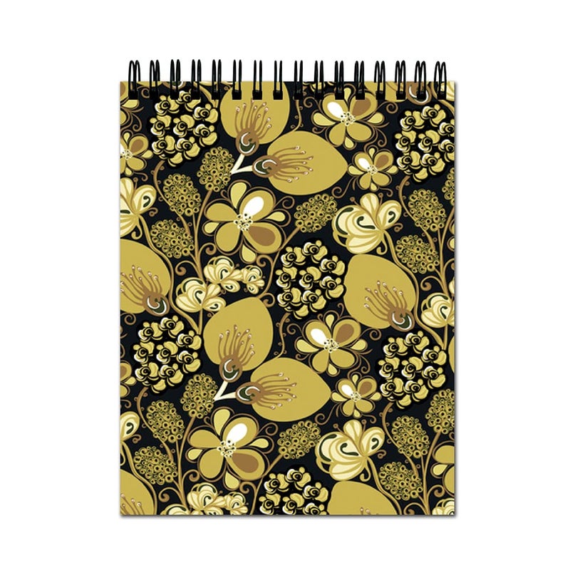 Anuman007 Sketch Book Floral Texture Sketch Book for Kids Thick Sheets A4 Size,100 Sheets/200 Pages - Image 1