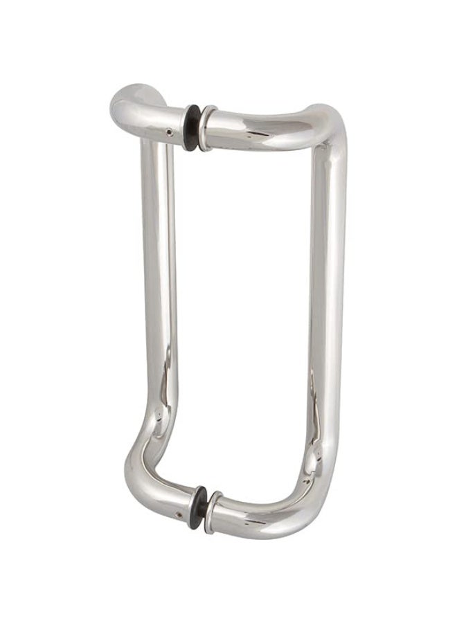 ROBUSTLINE Back To Back Door Handle Set For Front Door Stainless Steel Push Pull Back To Back Fixer For Glass Doors And Frameless Shower Doors Stainless Steel Tube Shape - Image 1