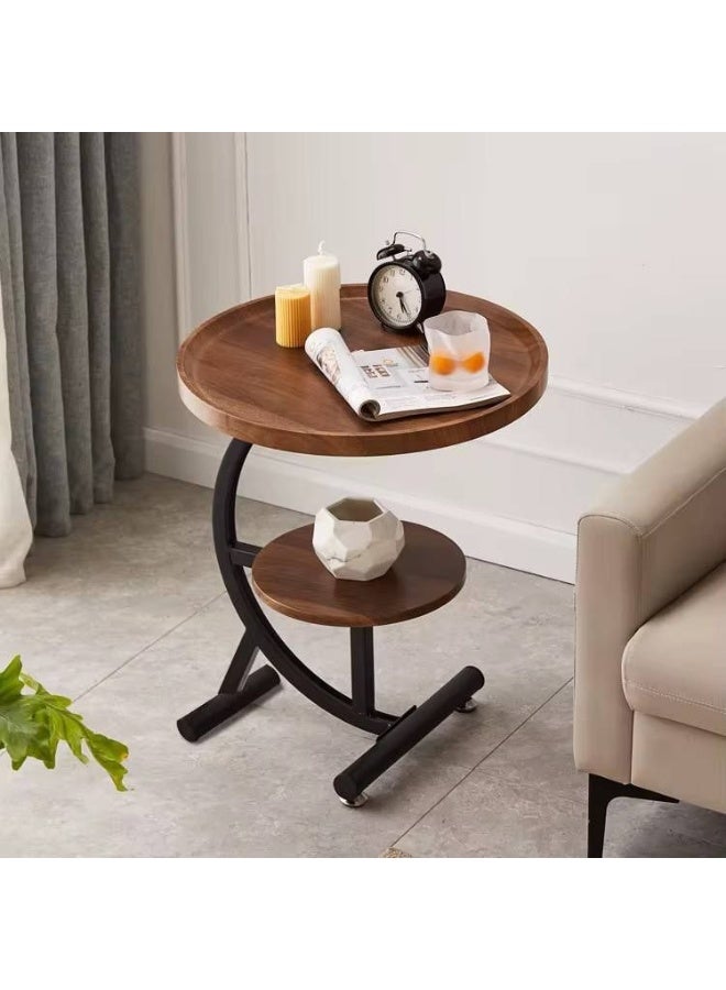 2-in-1 wood and metal table - Image 1
