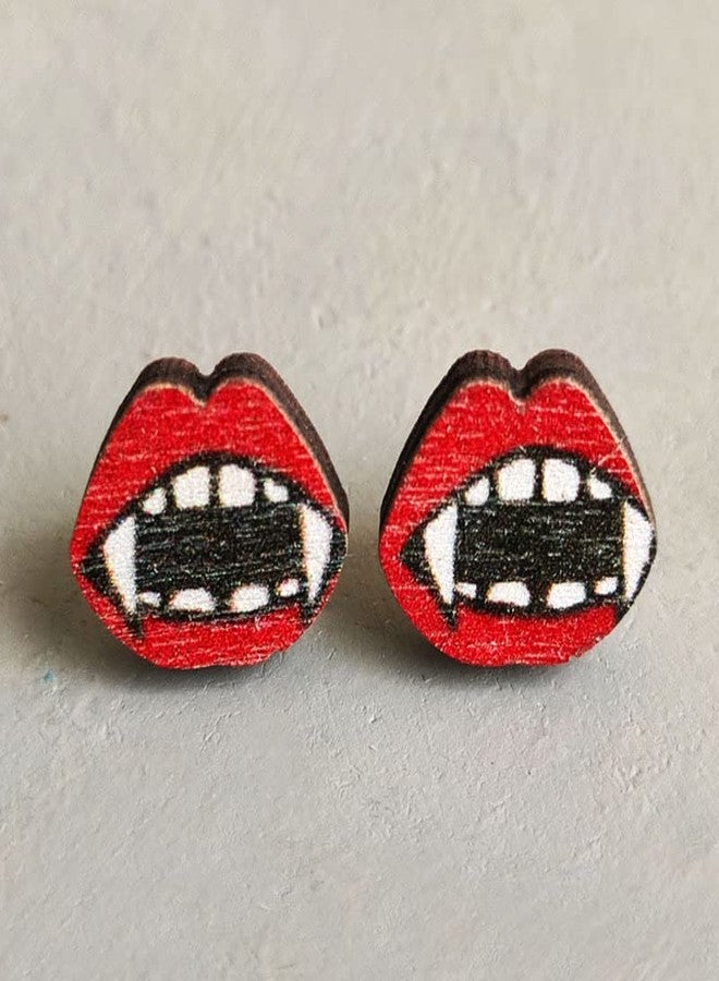 Pingyongchang Halloween Stud Earrings Set Cartoon Pumpkin Cat Cute Ghost Bat Drop Earring Studs for Women Girls Halloween Jewelry Set Costume Party Holiday Night Jewelry-7 pairs - Image 4