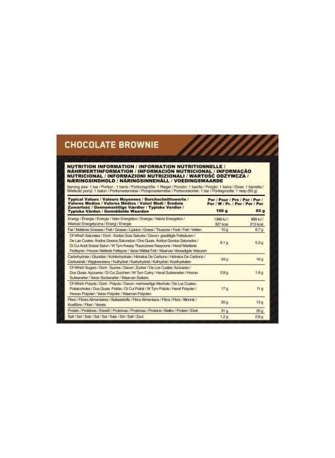 ON Crunch Bar 10x65g Chocolate Brownie - Image 3