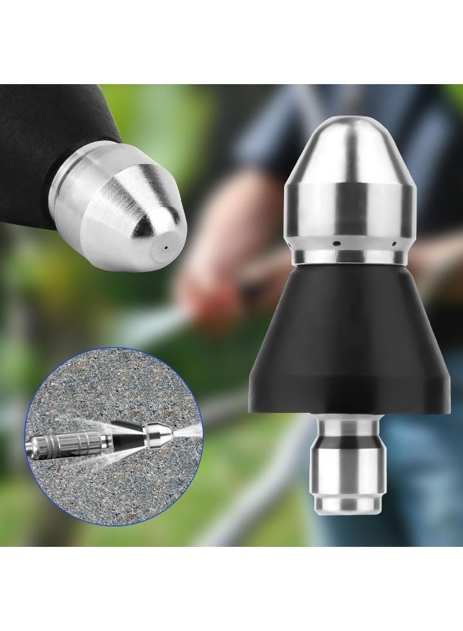 NQEUEPN 2Pcs High-Pressure Sewer Cleaning Nozzle  - Image 4