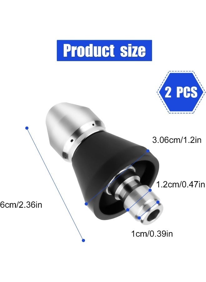 NQEUEPN 2Pcs High-Pressure Sewer Cleaning Nozzle  - Image 2
