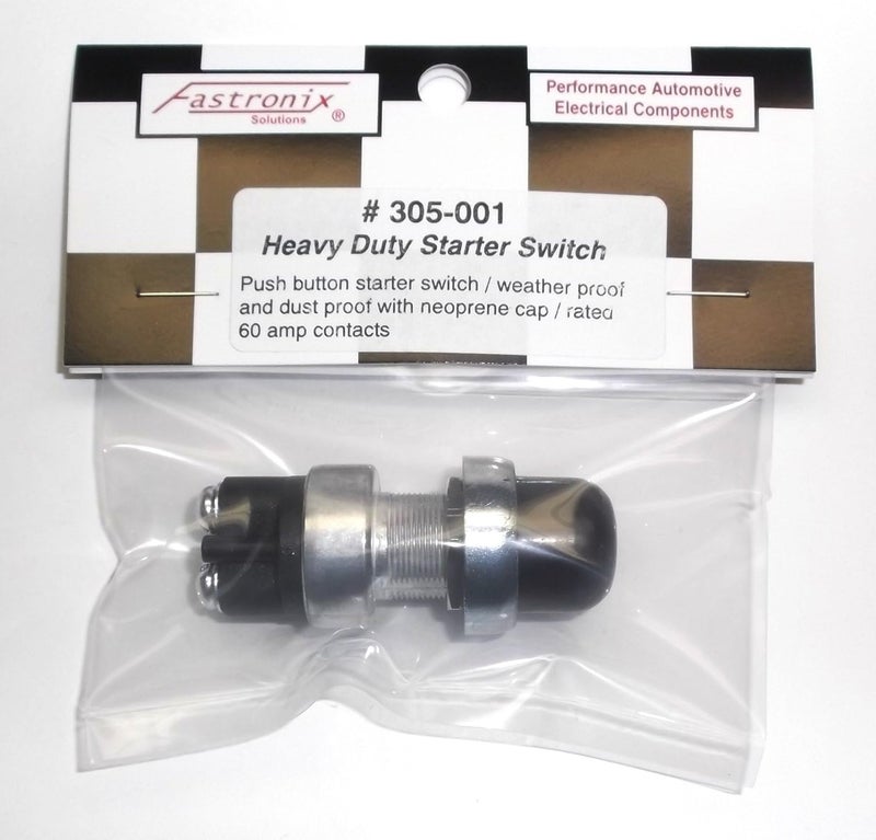 Fastronix Solutions Heavy Duty Push Button Momentary Start Switch with Neoprene Cap - Image 2