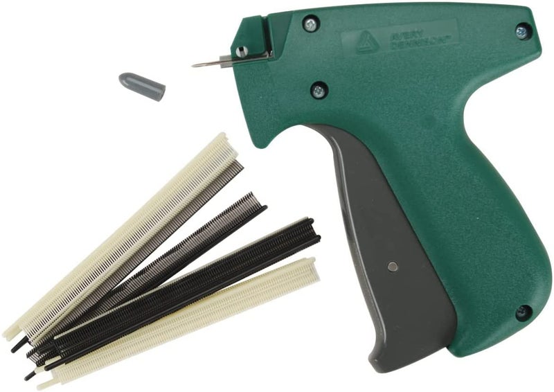AVERY MicroStitch Tagging Gun Kit – Includes 1 Needle, 600 White Fasteners & 480 Black Fasteners (Starter Kit) - Image 2
