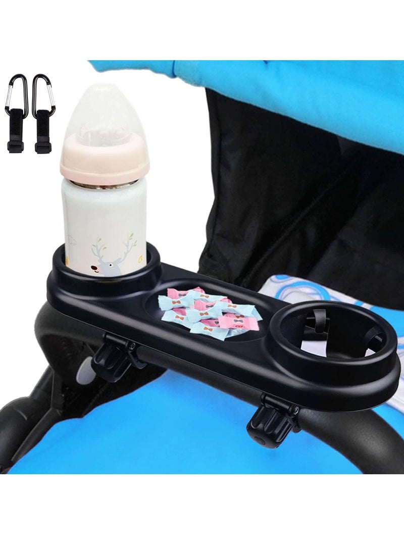 Gonice Upgraded Rigid Frame Stays Upright,Removable Non-Slip Grip Clip for Stroller Bar (Black) - Image 1