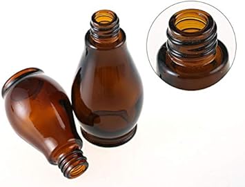 ericotry 3PCS 100ml Empty Refillable Amber Glass Spray Bottles for Cosmetic Perfume Storage Cleaning with Fine Mist Sprayers and AntiDust Cap - Image 3