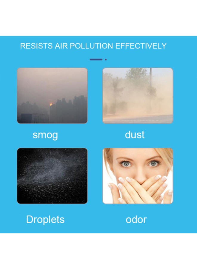 NIBEMINENT 50-Piece 3D Design Dustproof Breathable Disposable Face Mask - Image 3