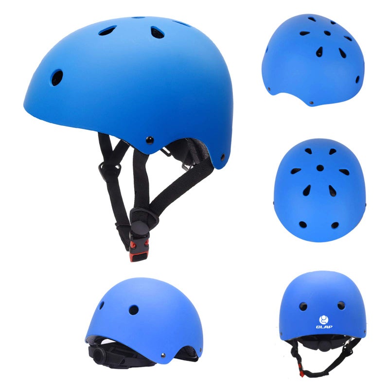 Glaf Toddler Helmet 2-4 Years Kids Bike Helmets For 2-8 Years Old Baby Girls Boys Multi-Sport Helmet Adjustable Skateboard Bicycle Helmet Lightweight 2 Sizes For Toddler To Youth (Blue  Small) - Image 5