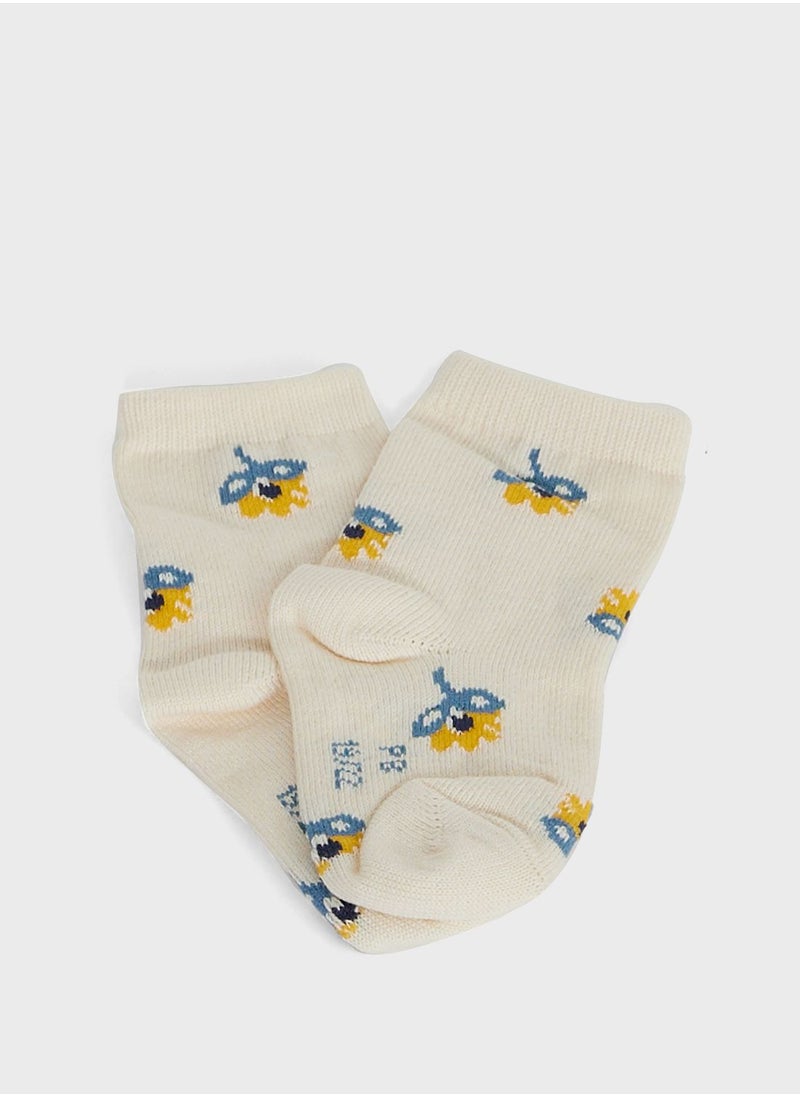 Petit Bateau Infant 2 Pack Assorted Socks  - Image 2