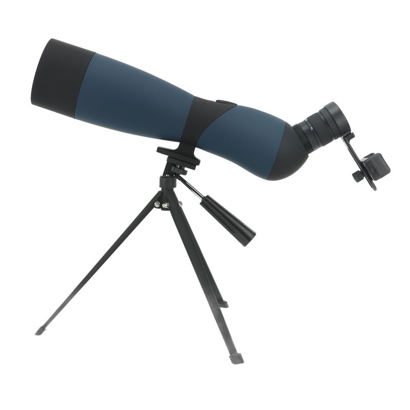 Spotting Scope with Tripod FMC Coating Shooting Scope with Carrying Bag Phone Adapter for Bird Watching Wildlife Scenery Blue - Image 5