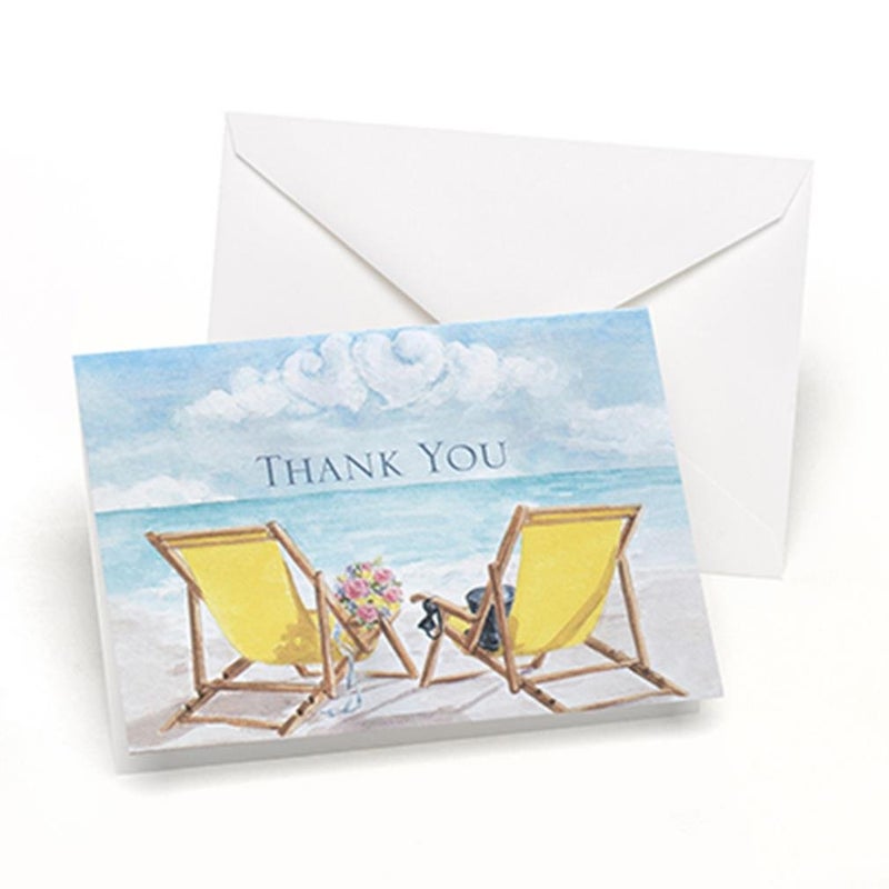 Hortense B. Hewitt Hortense B Hewitt 50Count Seaside Jewels Thank You Notes 48 x 35