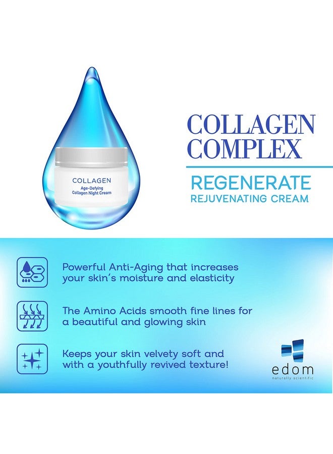 edom Perfect Collagen Agedefying Night Moisturizer Cream For All Skin Types 1.7 Fl.Oz - Image 5