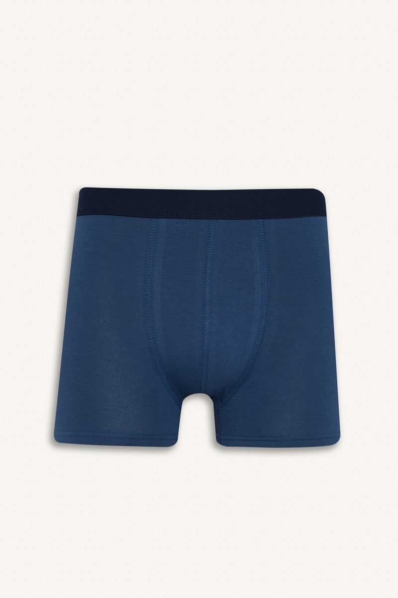DeFacto Blue Man Regular Fit Knitted Boxer Casual - Image 4