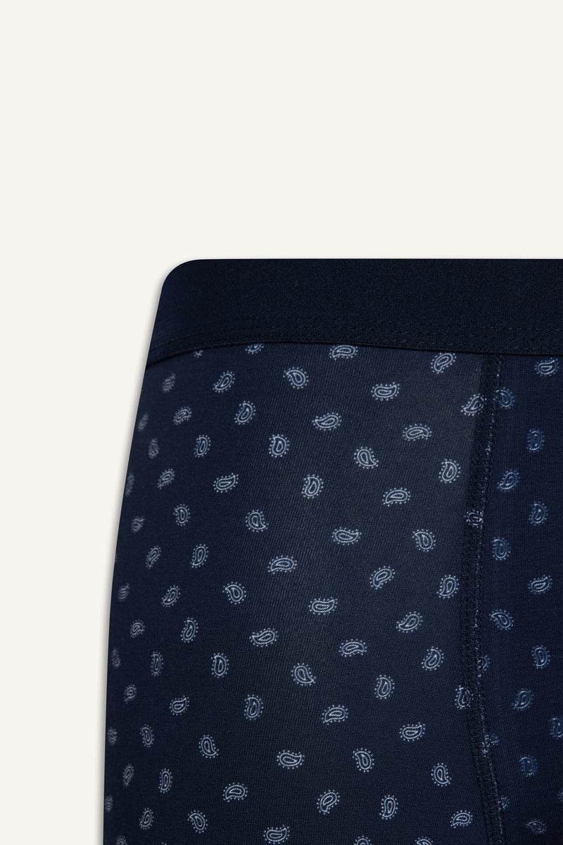 DeFacto Blue Man Regular Fit Knitted Boxer Casual - Image 3