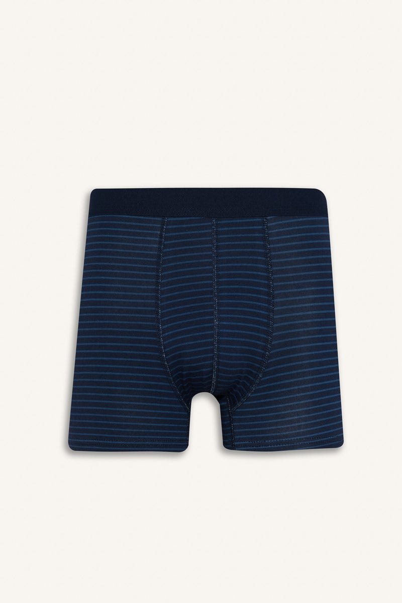 DeFacto Blue Man Regular Fit Knitted Boxer Casual - Image 5