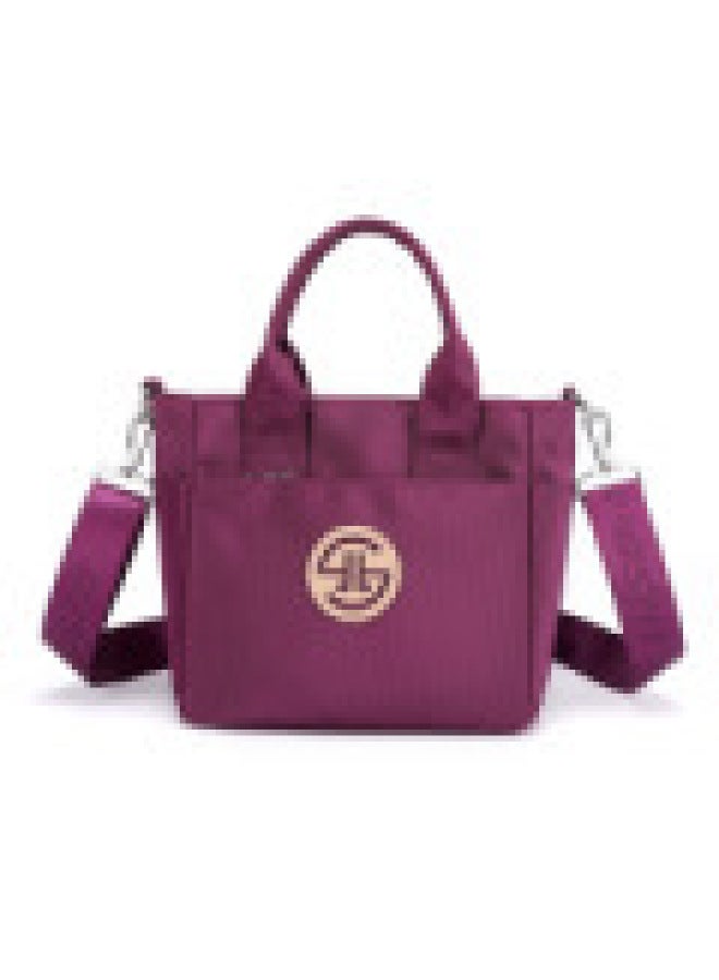 Jielang Shi Contrast Women's Bag 2020 OxFord Cloth Shoulder Diagonal Bag Casual Handbag Generation-Color:Red  - Image 4