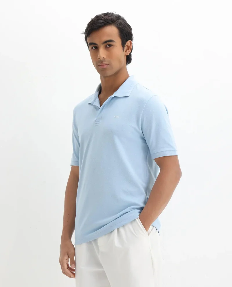 Rare Rabbit Men's Regular Fit Plain Polo