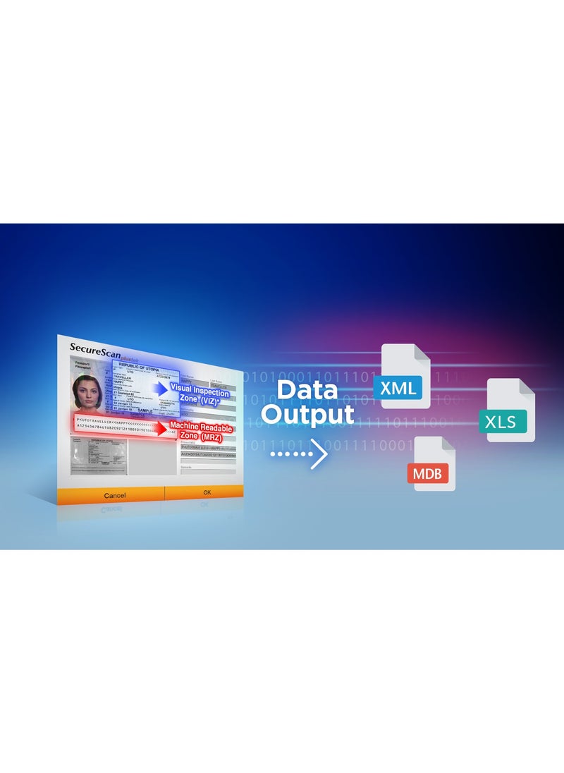 X-Mini Passport, Emirate's ID, Driving license Scanner - 5MP Resolution, 1 sec Color Scan, Auto Detect Sensor, Wired - pzsku/Z5B13ACC80147A4341880Z/45/_/1736334354/2386eea4-5cfe-4907-ab5e-142901528550
