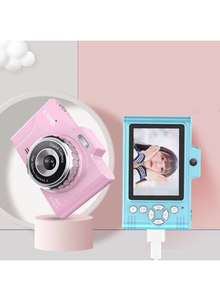 Generic HD Pixel CCD Retro Student Camera 2.8-inch LCD Display Portable Digital Camera Support TF Card - Purple - Image 4