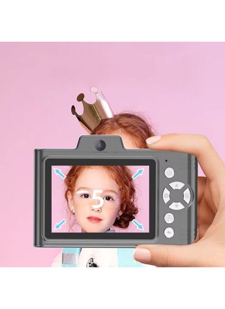 Generic HD Pixel CCD Retro Student Camera 2.8-inch LCD Display Portable Digital Camera Support TF Card - Purple - Image 2