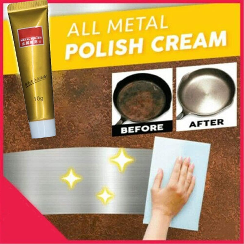 klarako 2022 New Metal Polishing Paste, Fixini All Metal Polish Cream, Ultimate Metal Polish Cream, Markforlove Metal Cleaning Paste, Stainless Steel/Aluminum/Brass/Copper or Gold Polish Cleaner (6) - Image 2