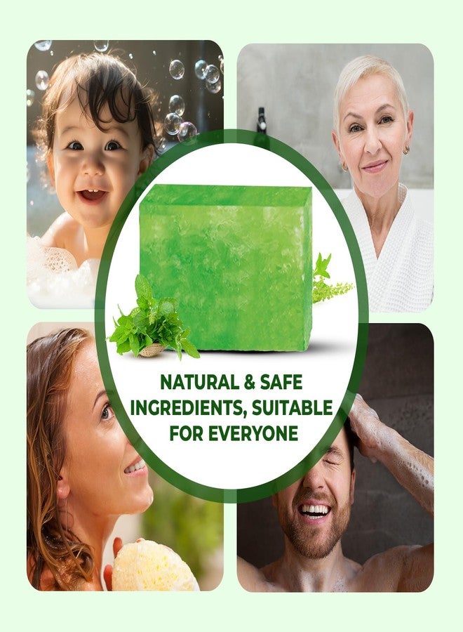 Passion Indulge Basil Handmade Bath Soap -PACK OF 3 (Each 100 gm), Natural Essential Oil Nourishing Bath Bar | Deep Cleansing | Bath soap for all type skin - Image 5