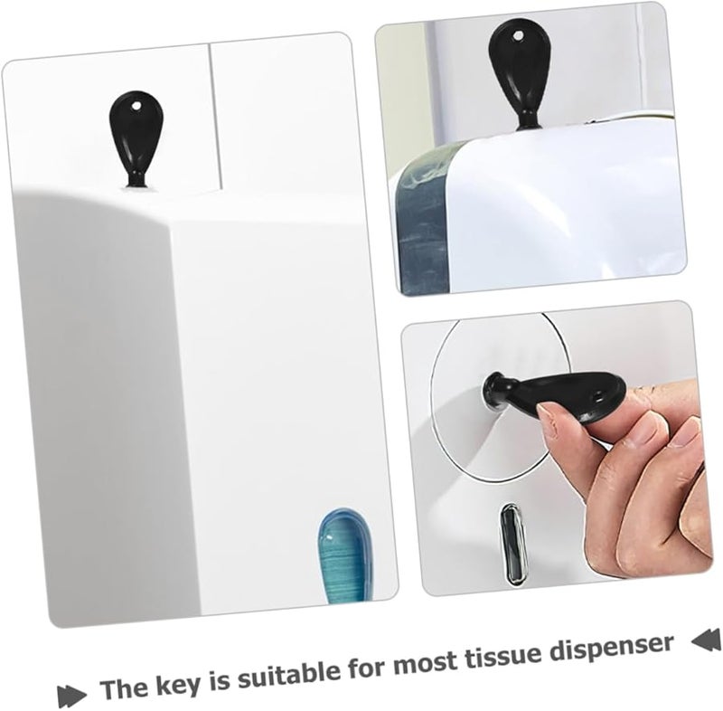 4pcs Commercial Toilet Paper Dispenser Keys Replacement for Easy Opening and Maintenance - Image 3