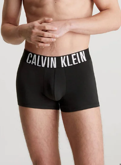 CALVIN KLEIN Men's 3 Pack Trunks - Intense Power -  cotton elastane blend, Multi
