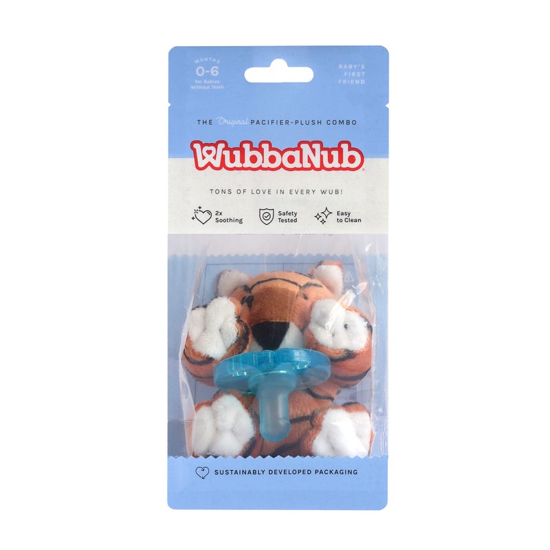 WubbaNub Infant Pacifier - Tiger - Image 4
