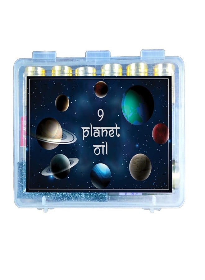 Anshil 9 Planet Oil Kit (3ml each) (Pack of 9 Pc.) with Energised Crystal | Reiki Energised | Pocket Friendly | Spiritual Gifts Essential Oil Kit | 9 Planet Healing Oil For Men & Women - Image 3