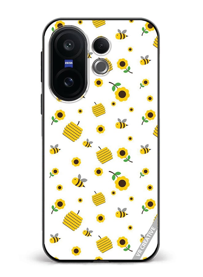 Protective Case Cover For Vivo X200 FE Honeybee Design Multicolour