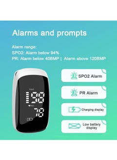 Joshberg Portable Finger Clip Oximeter For Medical Blood Oxygen Saturation Detection, Household Pulse And Heart Rate Monitoring  - Image 2
