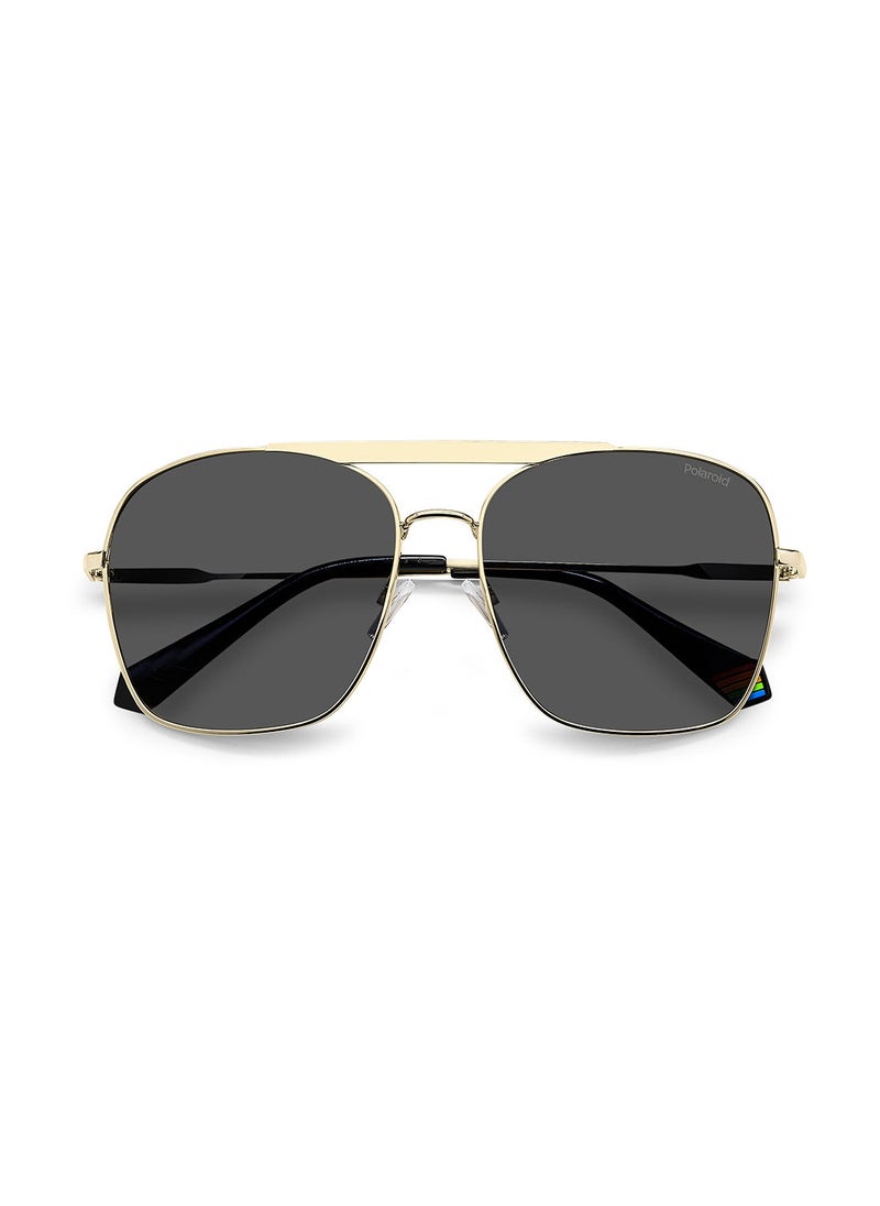Polaroid Women's UV Protection Navigator Sunglasses - Pld 6201/S/X Gold 59 - Lens Size: 59 Mm  - Image 4