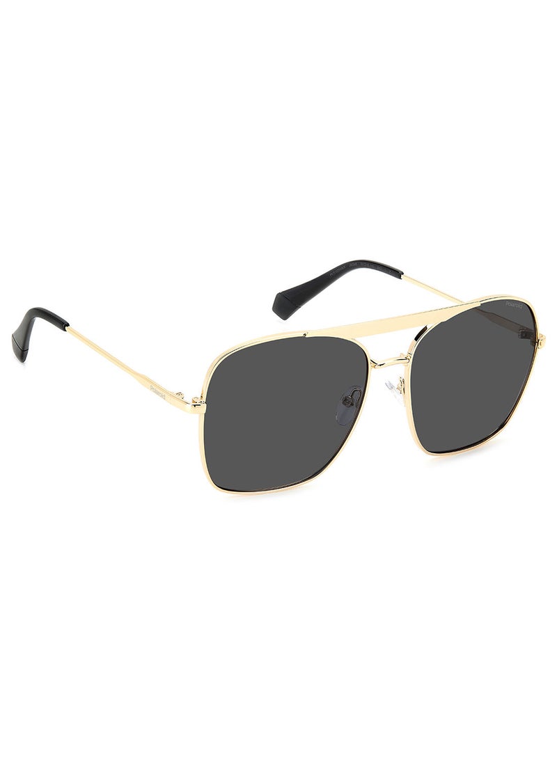 Polaroid Women's UV Protection Navigator Sunglasses - Pld 6201/S/X Gold 59 - Lens Size: 59 Mm  - Image 2